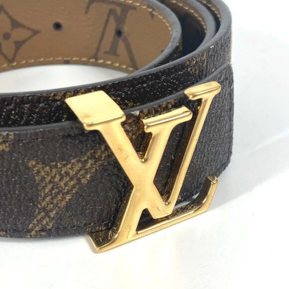 LOUIS VUITTON M0149 Monogram-Reverse Ceinture-LV Iconic belt Canvas Beige/Brown main image 12